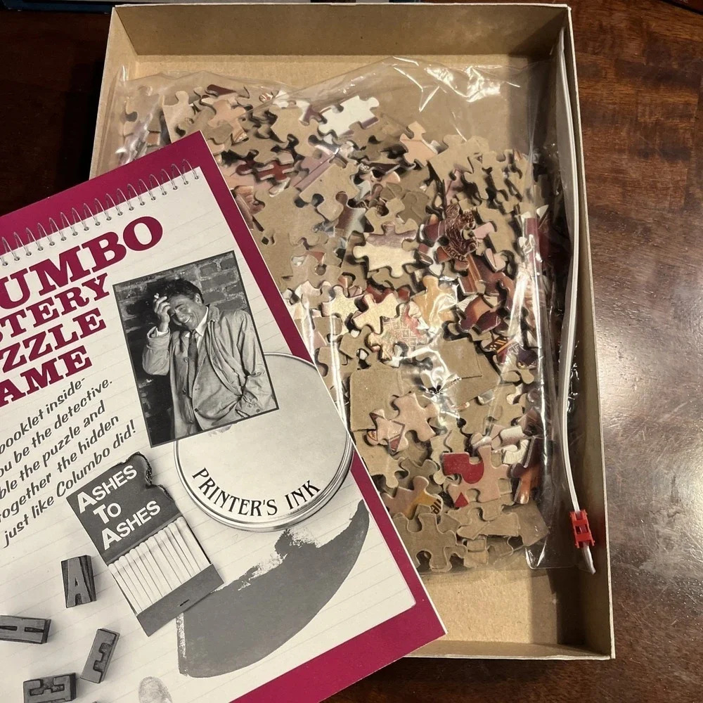 Vintage 1989 Columbo Mystery Jigsaw Puzzle 